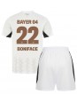 Bayer Leverkusen Victor Boniface #22 Replika Borta Kläder Barn 2024-25 Kortärmad (+ byxor)